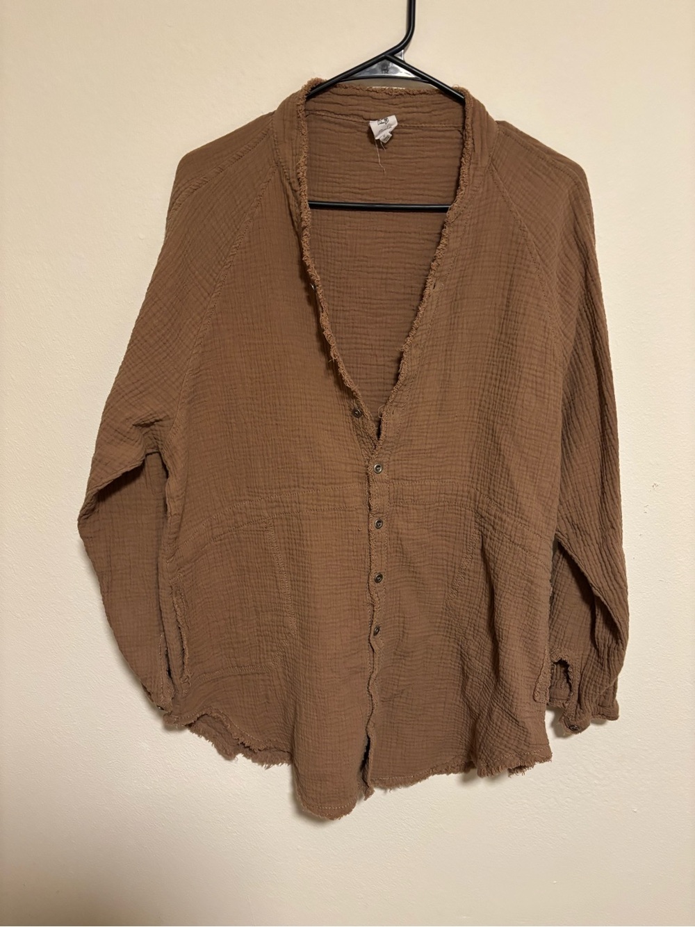 Flawless Oversized Gauze Button-Down Shirt